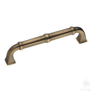 4224 0128 ABM Ручка скоба, состаренная латунь 128 мм