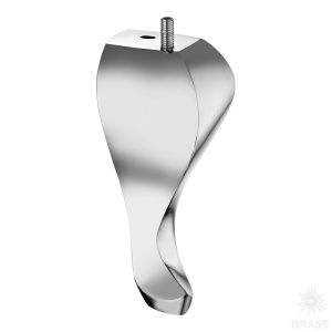 FL-04C Ножка для мебели хром (5080.0150.026)