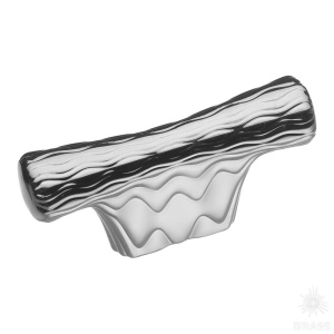 363016MP02 Ручка кнопка, глянцевый хром 16 мм