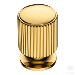 1464 0026 GL Ручка кнопка, глянцевое золото 