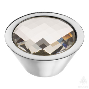 1907 0038 CR-GSW6 Ручка кнопка современная классика, глянцевый хром