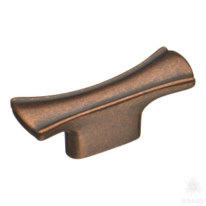 4375 0016 OCM Ручка кнопка современная классика, старая медь 16 мм