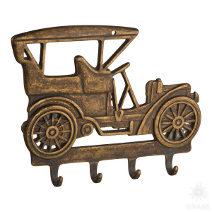 130078 Вешалка "Авто", античная латунь