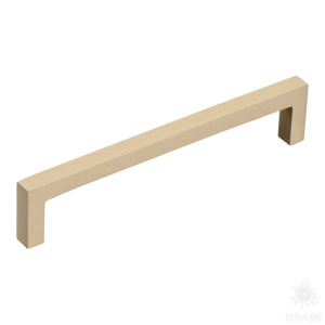 7938 0128 BB Ручка скоба, матовое золото 128 мм