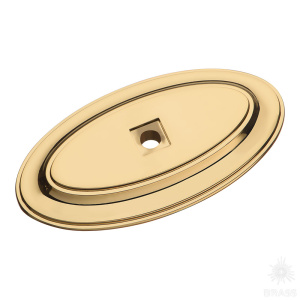 3042 0070 GL Подложка для мебельных ручек, глянцевое золото