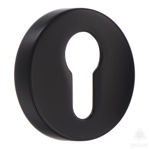 RO12Y AL6 ROSET Накладка с цилиндрическим отверстием для ключа, чёрный