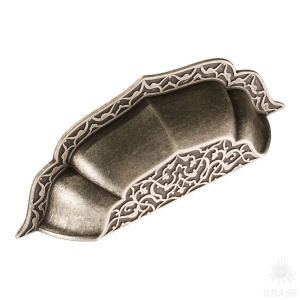 316064MP14 Ручка раковина, старое серебро 64 мм