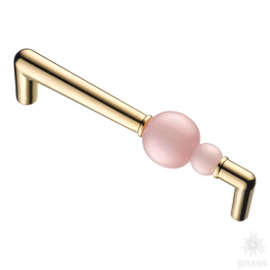 15.189.128 AT PI 19 Ручка скоба Atomo, глянцевое золото 128 мм