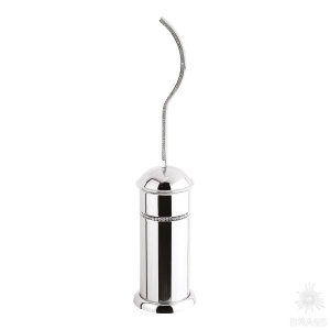 3504Y-75-005 Ёршик, латунь с кристаллами Swarovski, глянцевый хром