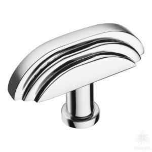 07240-005-5 Ручка кнопка, глянцевый хром 