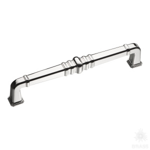 KT 012.160.15 Ручка скоба, глянцевое серебро 160 мм
