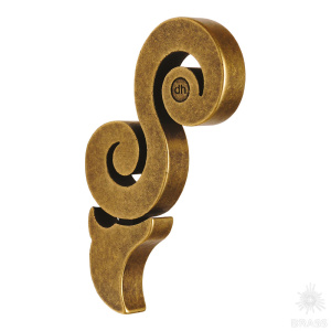 Z-450-A6-70000 Ручка скоба современная классика, античная бронза 32 мм