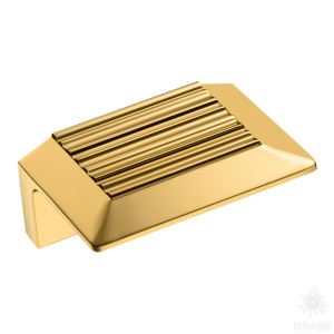 9060 0032 GL Ручка кнопка, глянцевое золото 32 мм