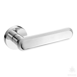 5102 010MP02 NOLA Ручка дверная, глянцевый хром (комплект 2 шт)