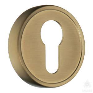 RO14Y GB ROSET Накладка с цилиндрическим отверстием для ключа, матовая латунь