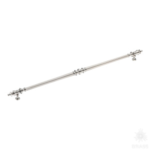 25107-080-20-480 Ручка скоба, латунь, глянцевый никель 480 мм