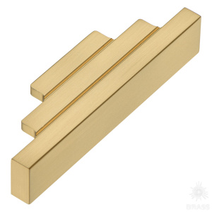 9429 0096 GB Ручка накладная, матовая латунь 96 мм