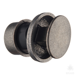 1360 Antique Silver Ручка кнопка, античное серебро