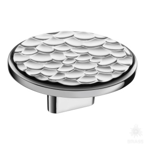 4195 016MP02 Ручка кнопка, глянцевый хром 16 мм