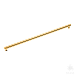 252022-003-18-480 Ручка скоба, глянцевое золото 480 мм
