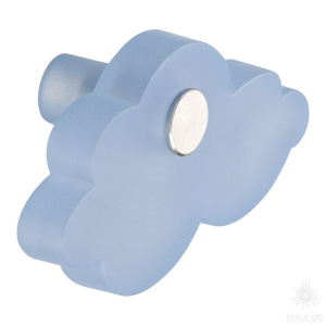 3018.0066.021.190 Ручка кнопка детская, облако голубое