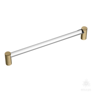 BU 016.192.36 Ручка рейлинг, полированная латунь 192 мм