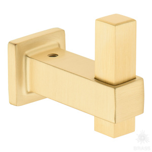 1006 001 BB Крючок мебельный, матовое золото