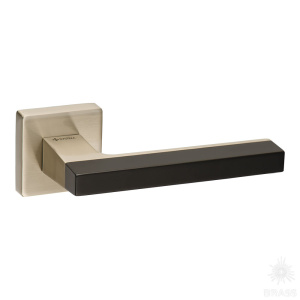 HA104RO11 AL6-NB/AL6 AZUR Ручка дверная, чёрный/матовый никель