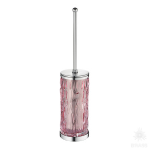 3504Y-180-518 Ёршик, латунь, розовое стекло, глянцевый хром