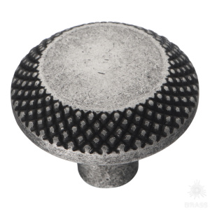 4102 001MP14 Ручка кнопка, старое серебро