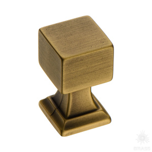 15.374.18.04RA Ручка кнопка, состаренная латунь