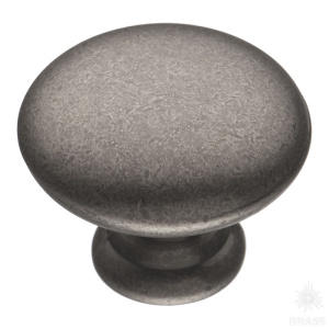 15.324.30.38 Ручка кнопка, состаренный никель