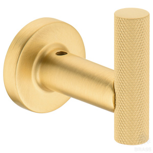 1013 001 BB Крючок мебельный, матовое золото