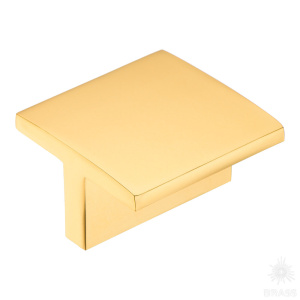 4252.032 Gold FLOW SIGMA Ручка кнопка, глянцевое золото 32 мм