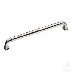 4224 0192 PN Ручка скоба, глянцевый никель 192 мм