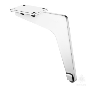 1330 0150 Chrome Опора мебельная Milano, глянцевый хром 150 мм