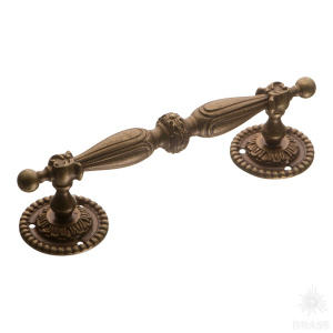 042319o Ручка скоба, античная бронза 139 мм