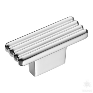 372016MP02 Ручка кнопка, глянцевый хром 16 мм