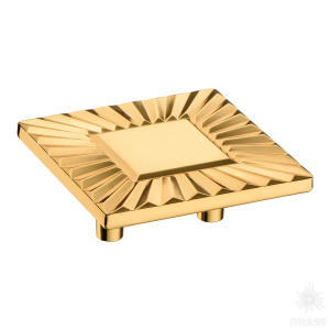 4205 032MP11 Ручка кнопка, глянцевое золото 32 мм