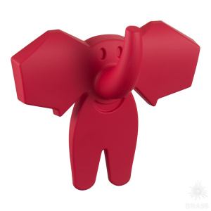 463025ST09 Ручка кнопка детская, слон красный