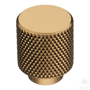 1965 0008 GL Ручка кнопка, глянцевое золото