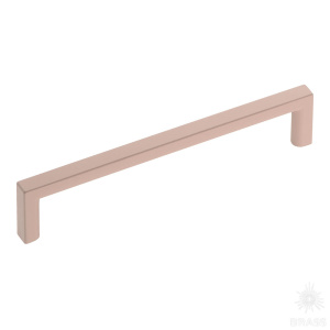 6765-681 PINK Ручка рейлинг, матовый розовый 128 мм