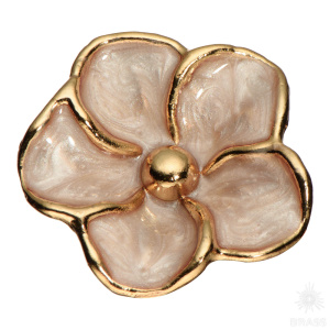 SMALL PAPATYA-61-KREM PEARL Ручка кнопка, матовое золото