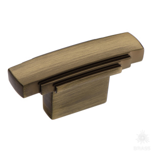 4215 0016 ABM Ручка кнопка, состаренная латунь 16 мм