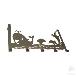 905CR Вешалка на дверь, глянцевый хром