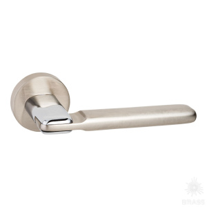 HA108RO11 NB-CR/NB ONIKS Ручка дверная, никель/глянцевый хром