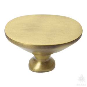 07110-013 Ручка кнопка, состаренная латунь