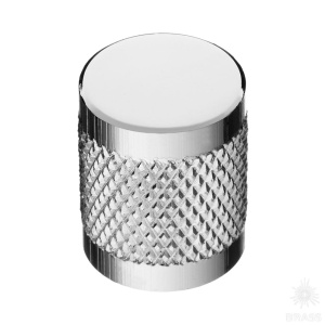 1480 0015 Chrome Ручка кнопка, глянцевый хром