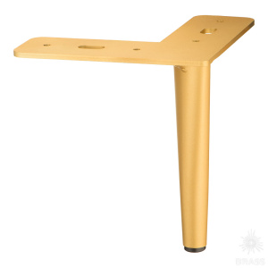 KAX-0441-0150-C35 Опора мебельная, матовое золото