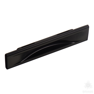 4340 0096 AL6 Ручка врезная современная классика, чёрный 96 мм